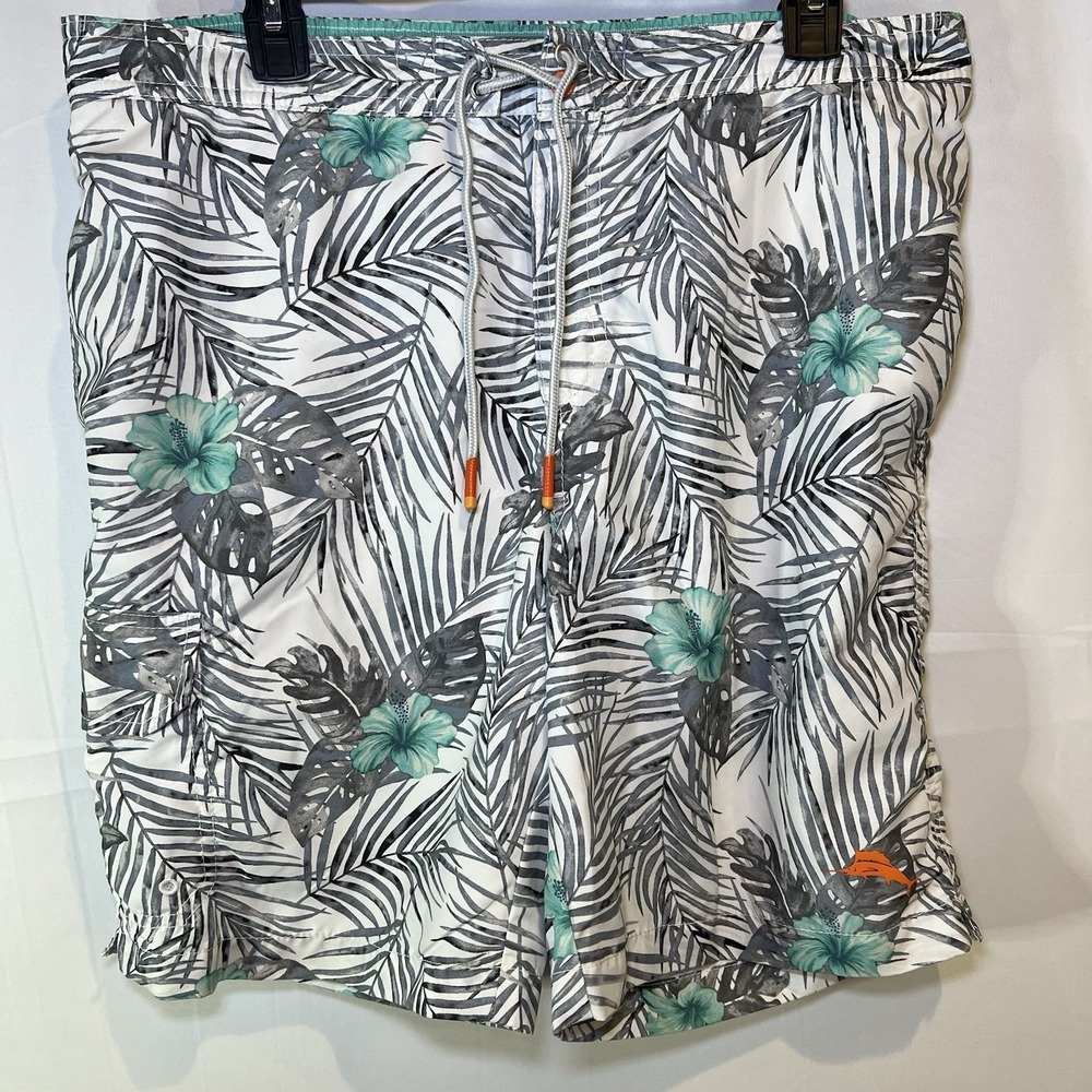 TOMMY BAHAMA Mens BOARD SHORTS BAJA HAWAIIAN‎ SWIM TRUNKS CARGO *read*